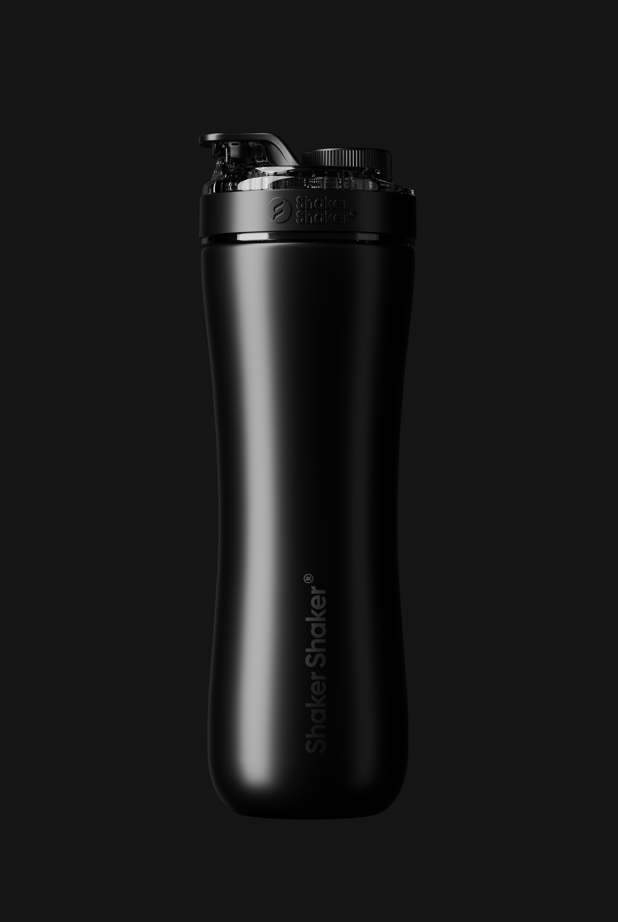 The "Flow" Shaker Bottle (Black)