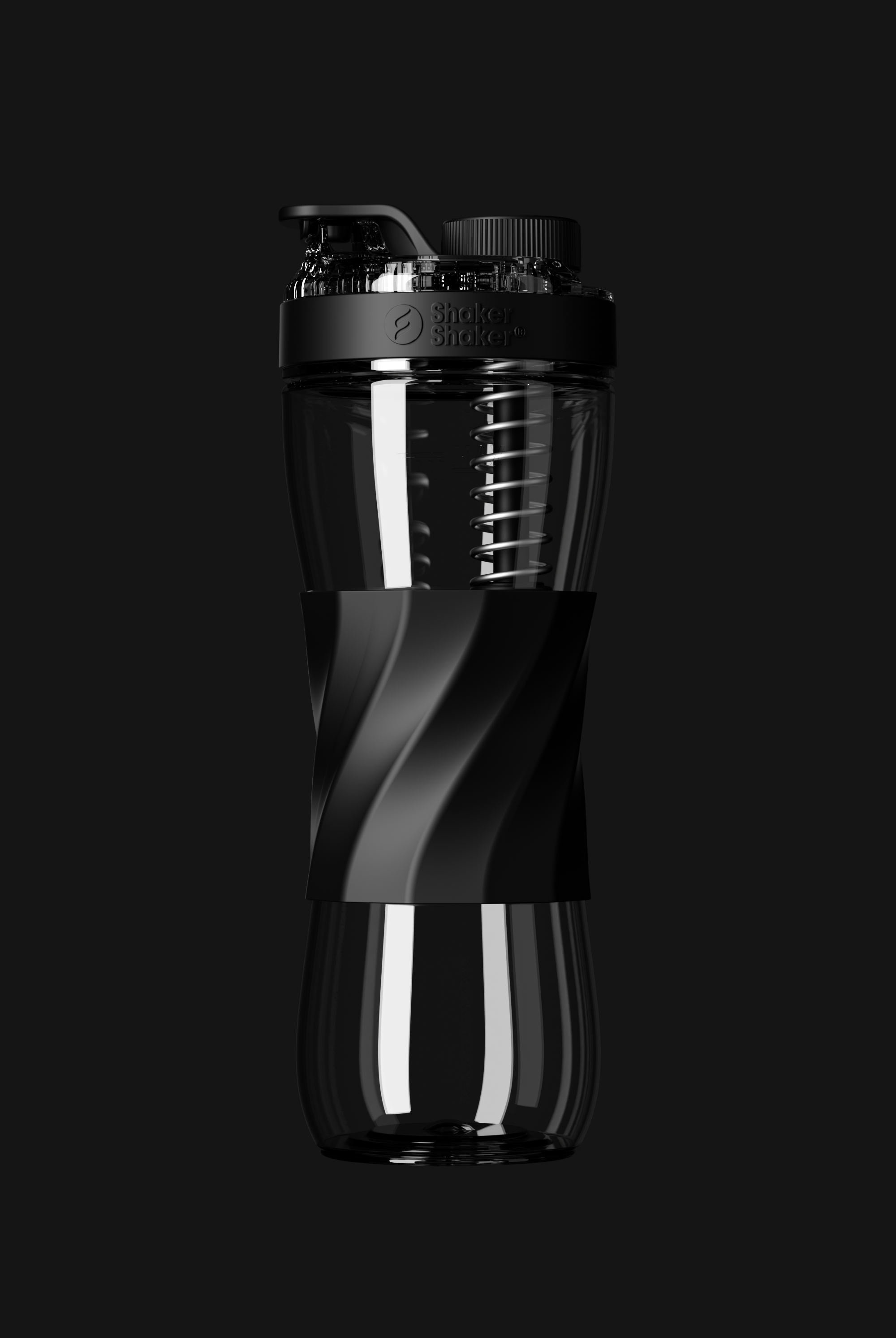 The "Form" Shaker Bottle (Black)