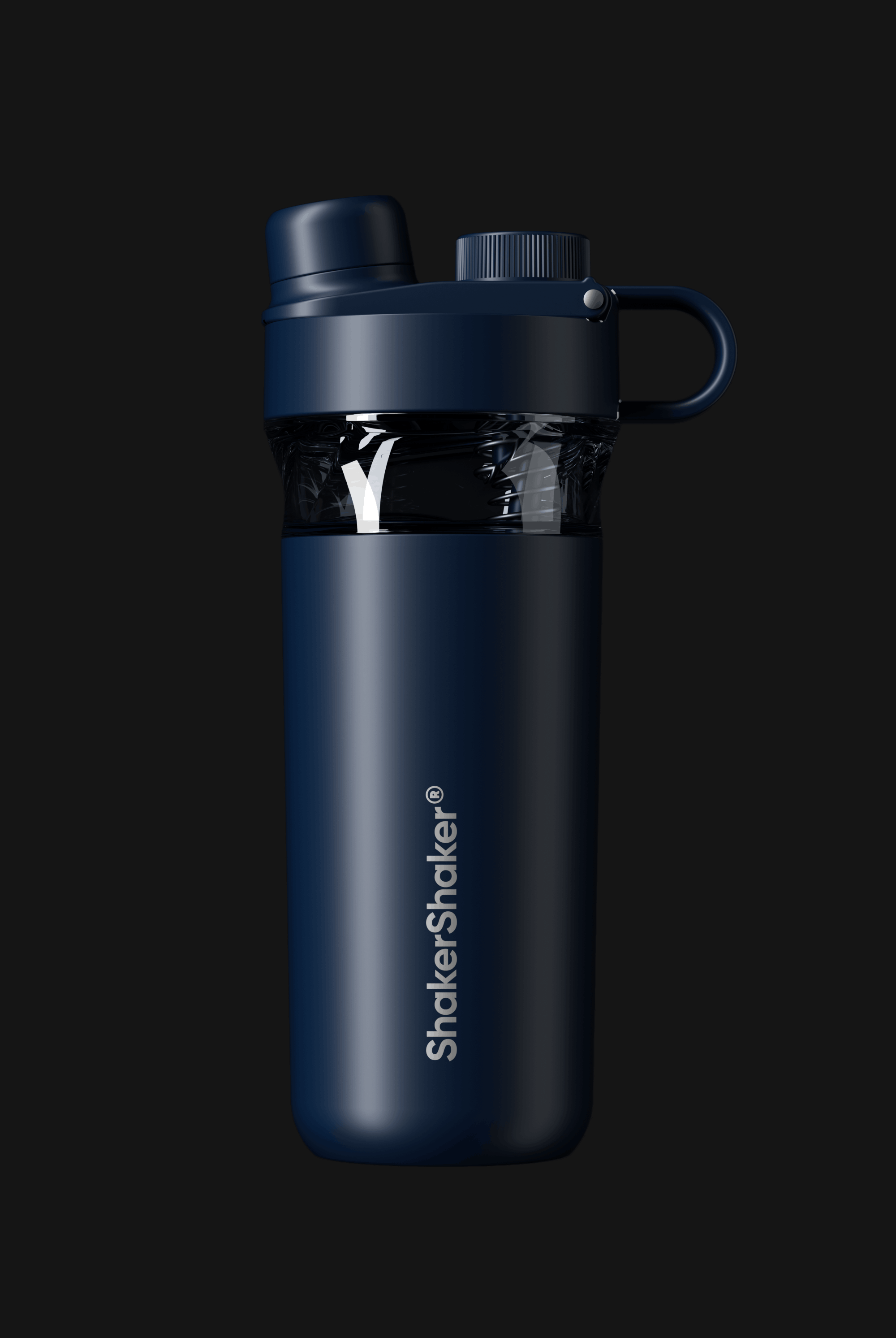 The "All-Day" 27oz Shaker Bottle (Navy)